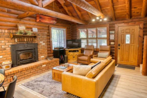 Charming Log Cabin in Tall Pines with Fire Pit Near Trails & Lake
